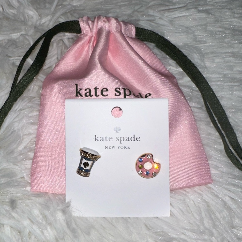 Kate Spade Coffee Break Asymmetrical Stud earrings - Picture 5 of 6